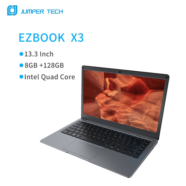 Jumper EZbook X3 Intel Celeron Quad Core 8GB 128GB Notebook Win 10