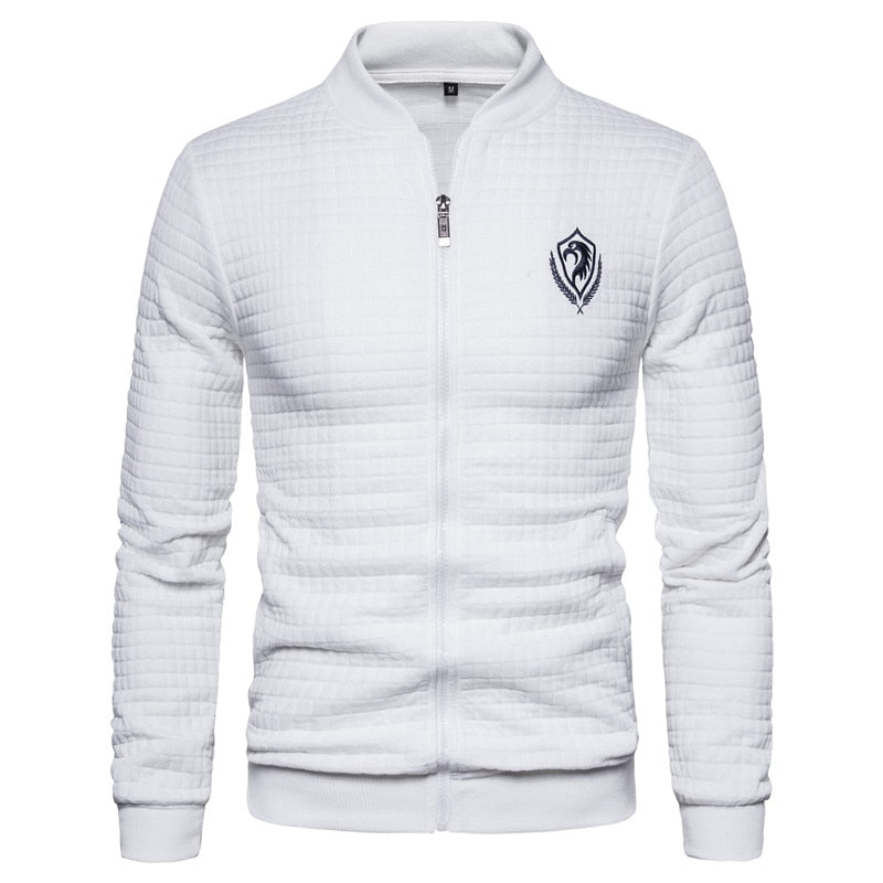 Mens jackets and coats Male Autumn New Fashion Zipper bomber jacket Men Wind Breaker Casual Cotton Embroidery Jacket Coat