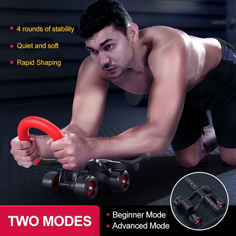 Single Wheel Abdominal Power Wheel Roller Gym Roller Trainer Training Gym Home Fitness Tools Muscle Exercise Equipment home gym
