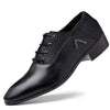 Leather Shoes Business Dress Shoes All-Match Casual Shock-Absorbing Wear-Resistant Footwear Chaussure Homme