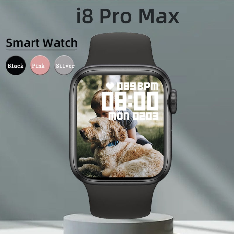 Smart Watch i8 Pro Max Answer Call Sport Fitness Tracker Custom Dial Smartwatch Men Women Gift For Apple Phone PK IWO 27 X8 T500