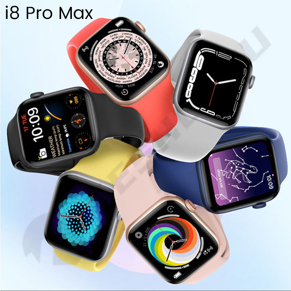 Smart Watch i8 Pro Max Answer Call Sport Fitness Tracker Custom Dial Smartwatch Men Women Gift For Apple Phone PK IWO 27 X8 T500