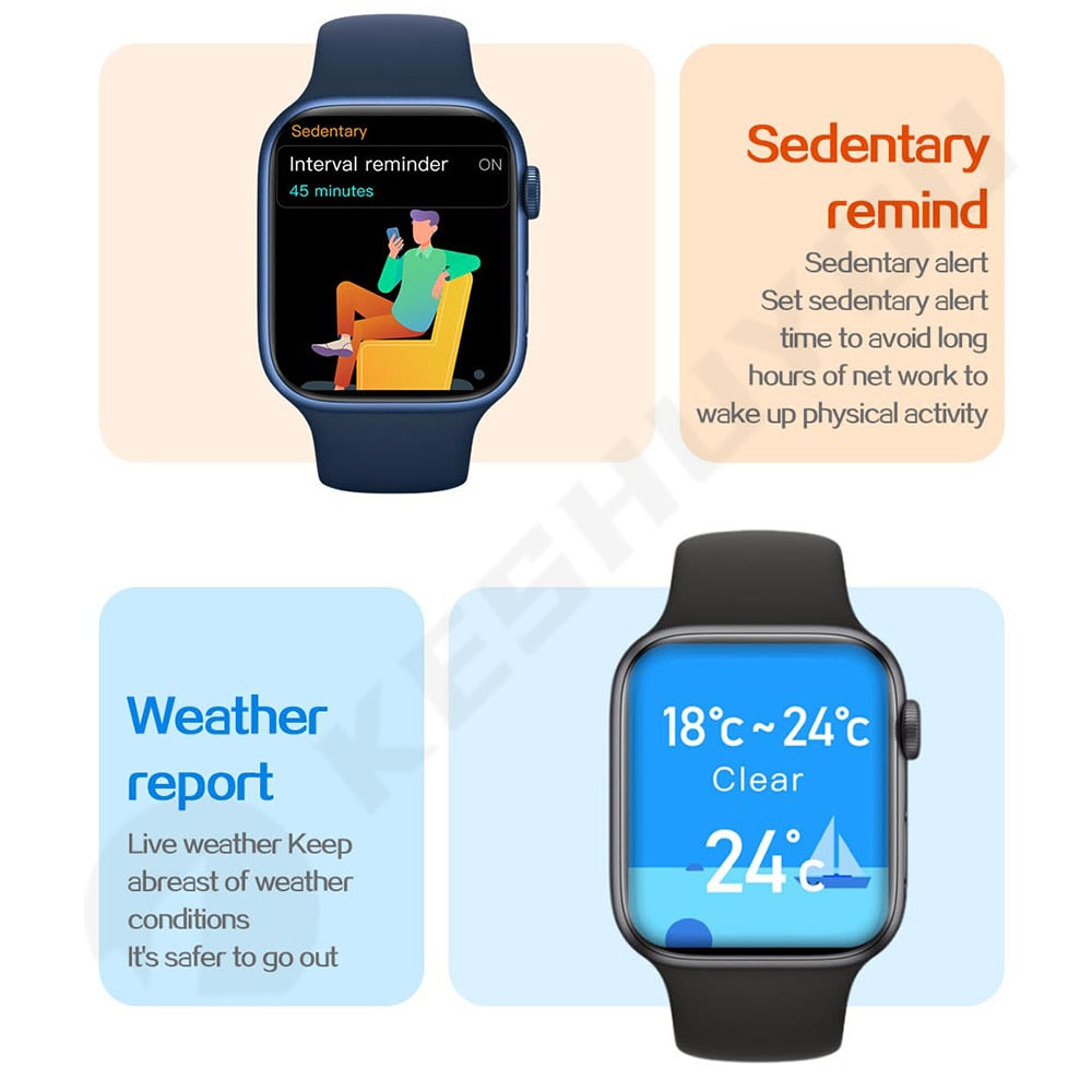 Smart Watch i8 Pro Max Answer Call Sport Fitness Tracker Custom Dial Smartwatch Men Women Gift For Apple Phone PK IWO 27 X8 T500