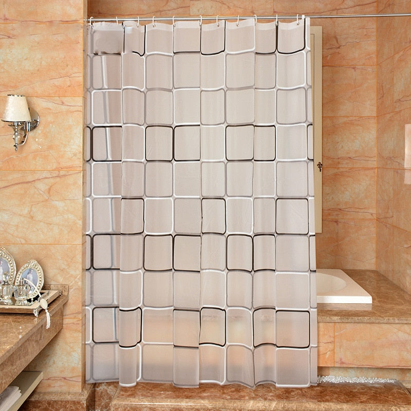 Bathroom Shower Curtain 3D Waterproof Mildew proof PEVA Bath Curtain Shower Curtains Environmental Toilet Door Curtain