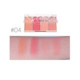 O.TWO.O 4 Colors Makeup Contour Palette Face Shading Grooming Powder Bronzer Long-Lasting Face Make Up Blush Palette