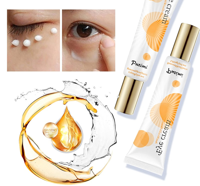 PUTIMI Anti-Aging Eye Cream Remove Dark Circles Puffiness And Bags Lighten Fine Lines Whitening Moisturizing Eye Creams Eye Care