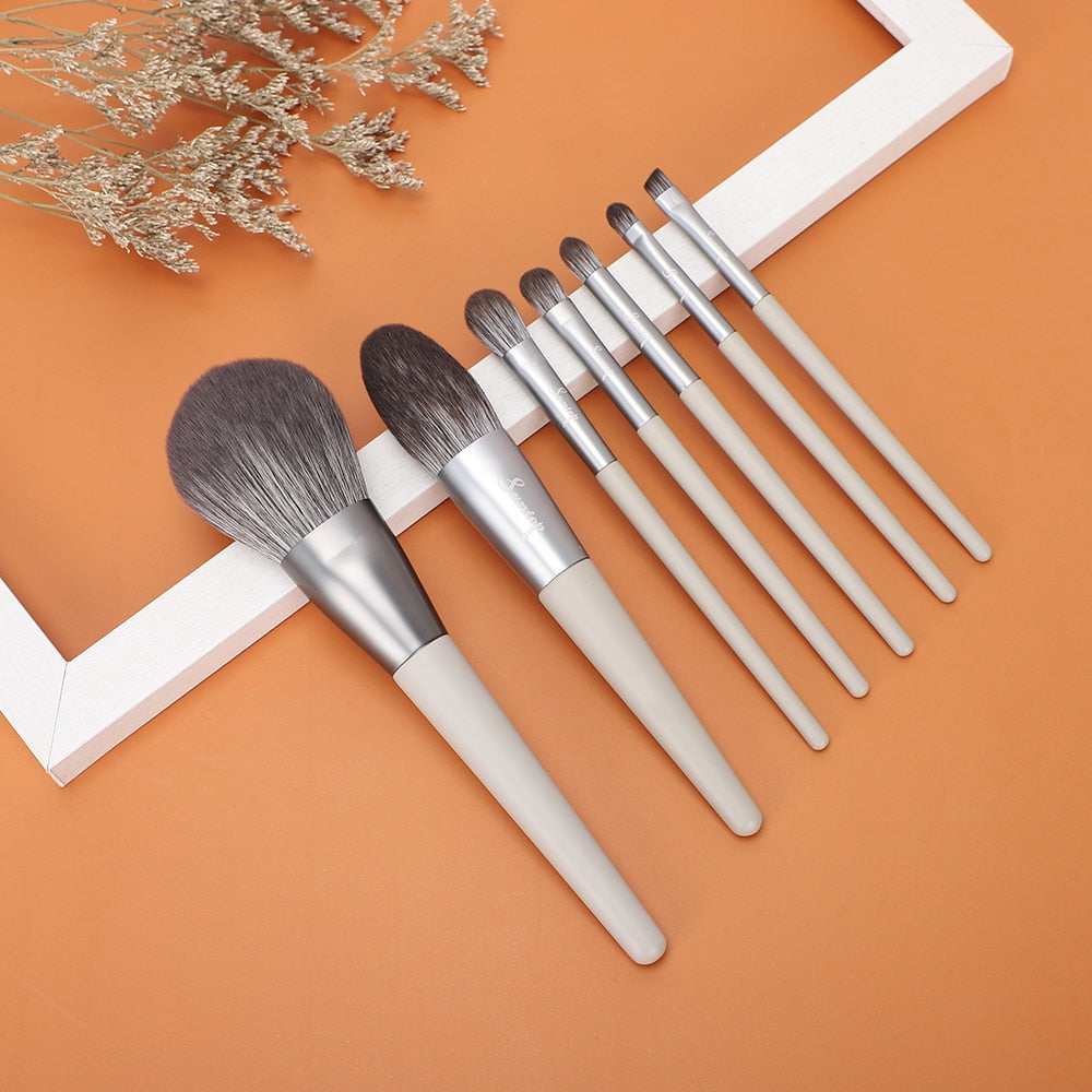 Suntop Makeup Brushes Set 8PCS/lot Nylon Hair Cosmetics Tool Professional Make up Powder Foundation Eye-shadow Brush