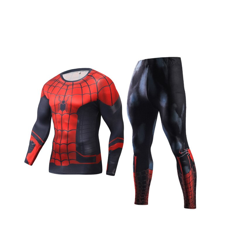 Compression Men's Sport Suits Quick Dry Running sets High Quality Clothes Joggers Training Gym Fitness Tracksuits MMA Rashguard