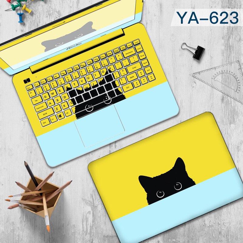 Doodle render of laptop sticker labtop decal waterproof computer stickers for ASUS A455L K555L N61 GL552 vinyl stickers