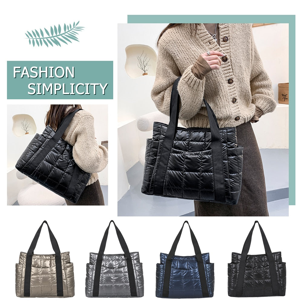 2021 PU Leather Handbags Women's Designer Handbag The Big Women's Lattice Lock Shopping Bag Large Handbags Tote Shoulder Bags