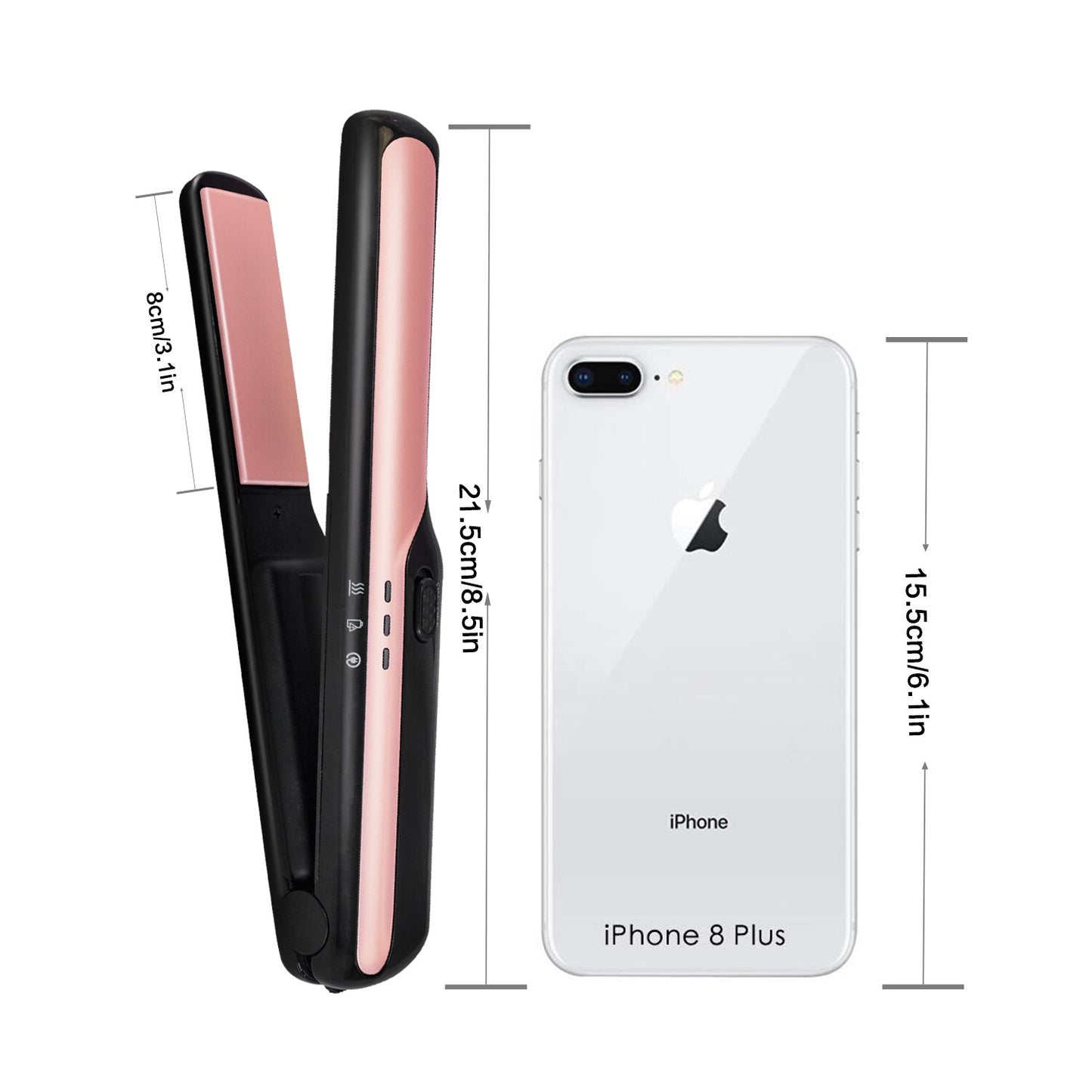 Wireless Hair Straightener выпрямитель для волос USB Recharging Hair Iron Flat Iron Fast Heating Ceramic Hair Straightener