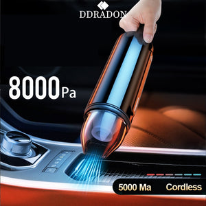 Car Vacuum Cleaner 8000Pa Cordless Handheld Mini Vacuum Cleaner Interior & Home & Computer Cleaning Wireless Auto Vacuum
