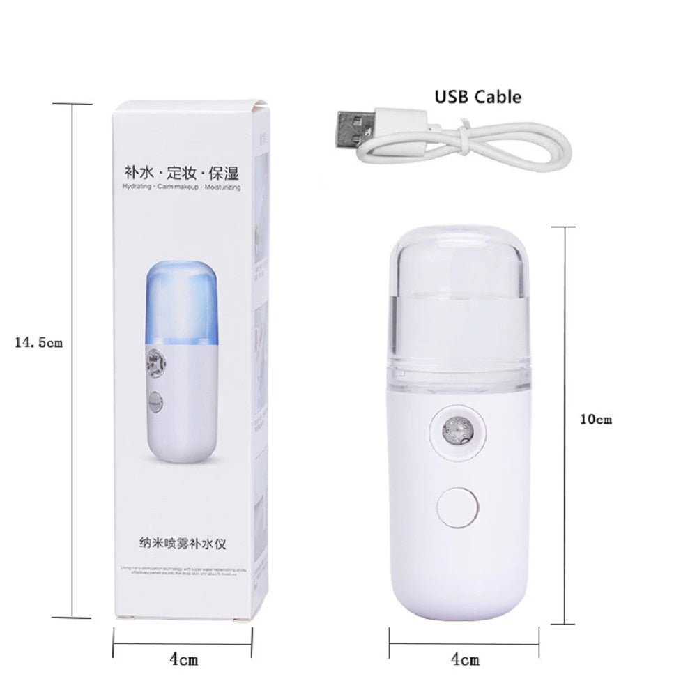 Electrical Facial Steamer Skin Care Face SPA Professional Nano Lonic Warm Mist Steam Facial Sauna beauty Steam Cleaner Nebulizer