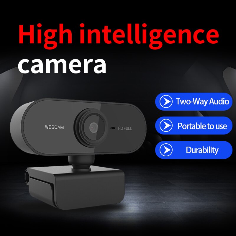 Webcam 1080P Full HD Web Camera Mini Computer PC Laptop Web Cam With Microphone Free Drive USB Web Cam For Live Broadcast Video