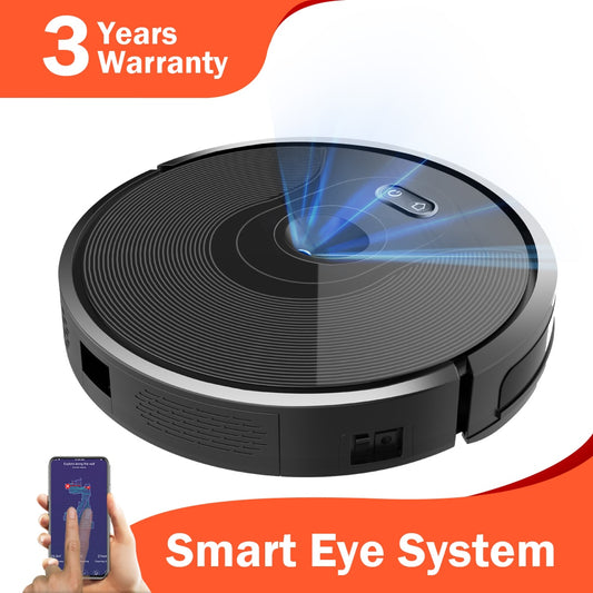 ABIR X6 Robot Vacuum Cleaner,Smart Eye System, 6000PA Suction,APP NO-GO Line, Selective Zone Cleaning,Breakpoint Resume