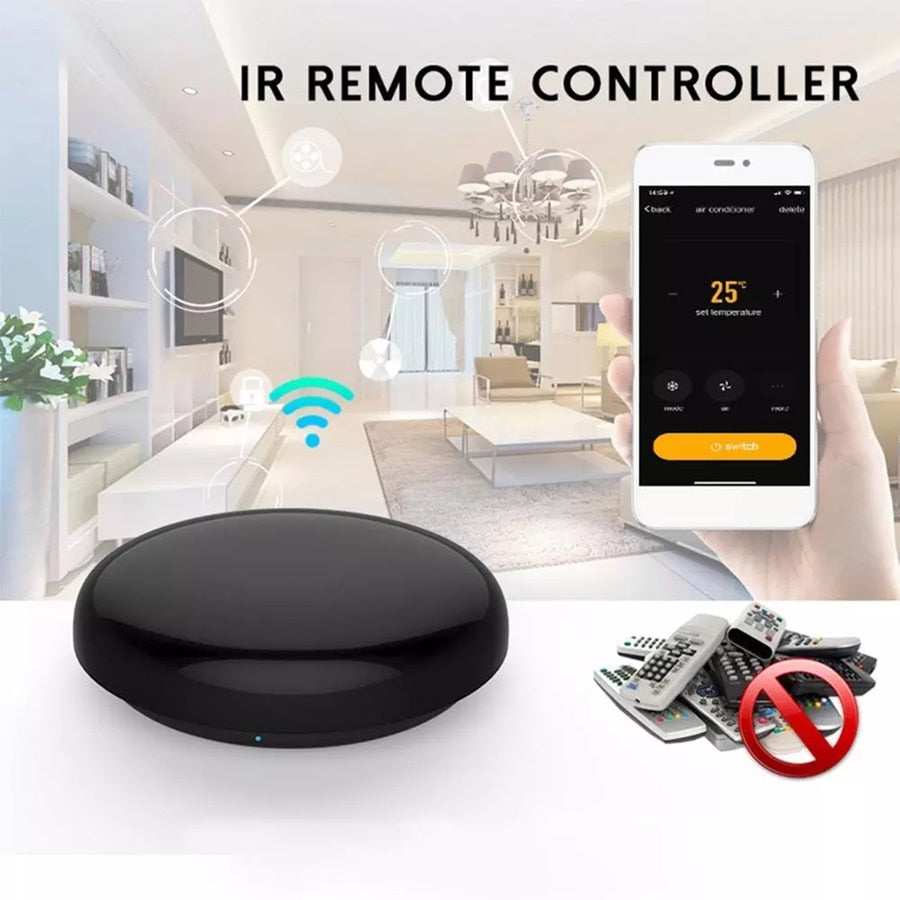 Universal Smart Wifi IR Remote Controller Infrared Home Control Adapter Support Alexa Google Assistant Voice Smart Home Devices