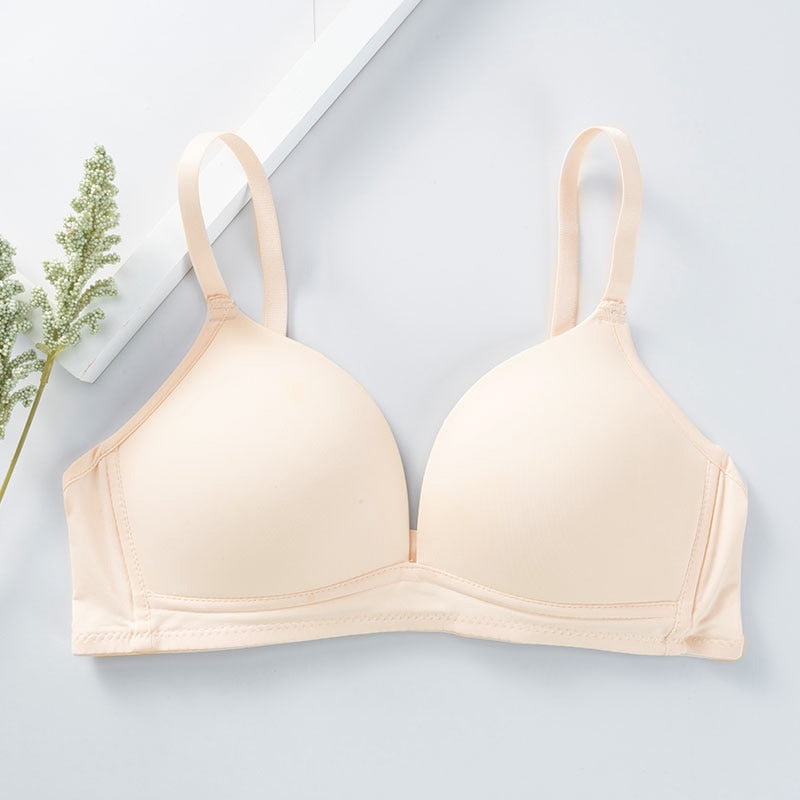 Women Bra Soft Wireless Women Sexy Lingerie Fashion Seamless Comfortable Bralette Female A B Cup Colorful Push Up Bras