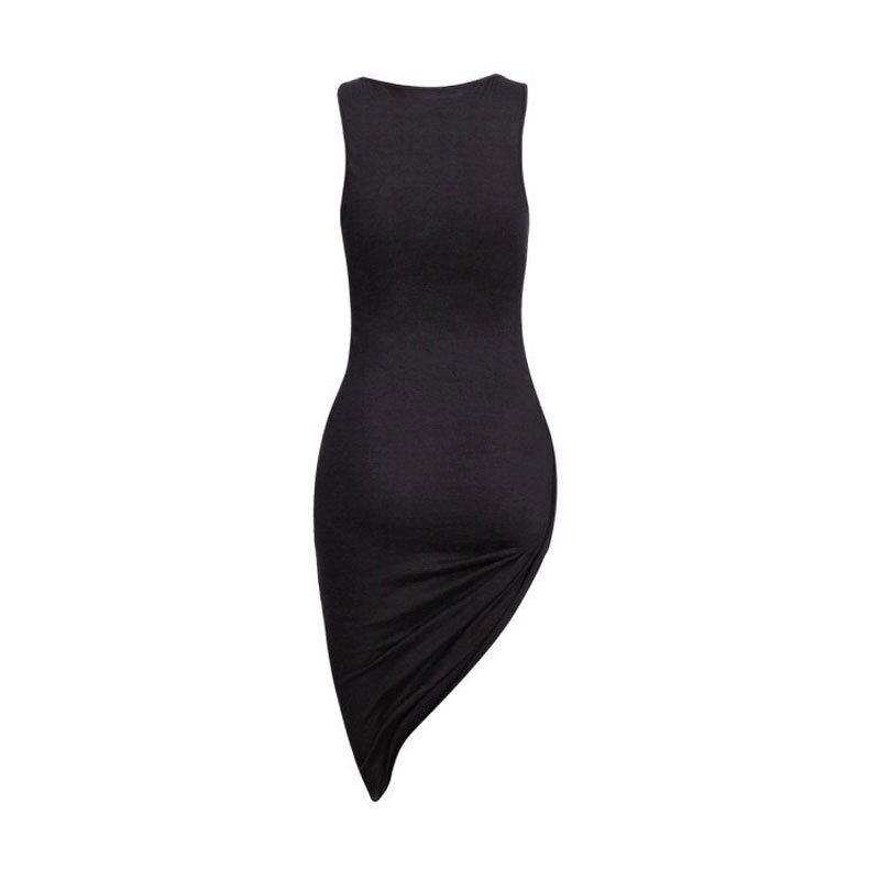 Sexy women Bandage sexy bodycon mini dress 2020 spring summer women fashion clubwear night party sleeveless dress Black tunic#J7