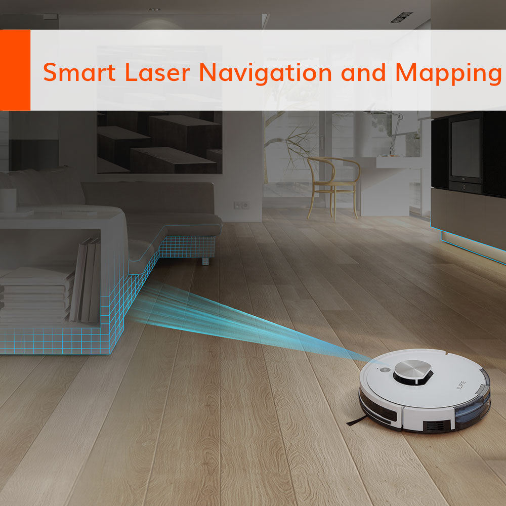 ILIFE L100 robot vacuum cleaner, LDS laser navigation, mop Smart Cellphone WIFI App Remote Control, household tool applicance