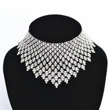 Necklace Wedding, Lightweight Prom Jewelry, Ladies Luxury Rhinestone Accessories Wholesale H94239 CORUIXI
