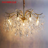 Nordic LED Crystal Chandeliers Gold Black Chandelier Luxury Lighting Kitchen Dining Living room Bedroom Lamp lustre pendente