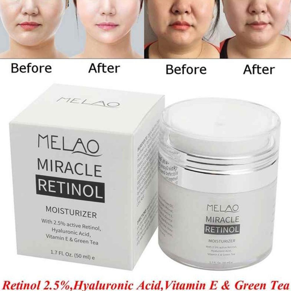 2021 New 50g Day Night Cream Hyaluronic Acid Reduces Wrinkles Fine Lines Face Cream Moisturizer Cream Retinol Cream Products