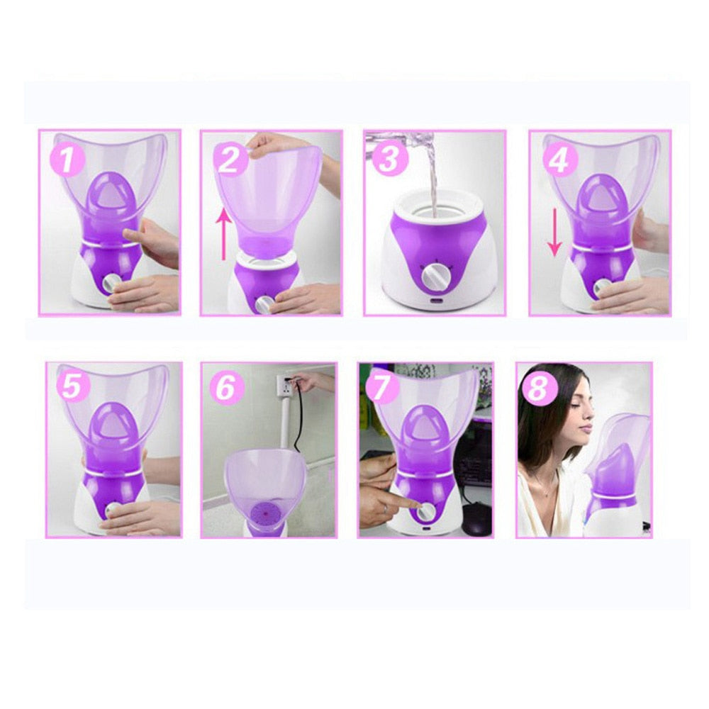 Facial Steamers Deep Cleaning Beauty Face Steaming Device Thermal Sprayer Face Steamer Women Face Skin Care Machine