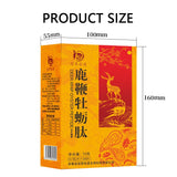The deer whip contains protein, fat, font steroid hormones, vitamin C, A and inorganic calcium, phosphorus, iron, etc. It has th