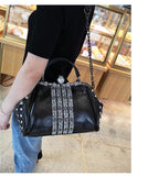 Brand Rhinestones Women's Handbags Female Shoulder bag designer Luxury Lady Tote Large Capacity Zipper Handbag for Women