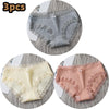 3PCS/lot Cotton Panties Women Comfortable Underwears Sexy Middle-Waisted Underpants Female Lingerie Big Size Ladies Briefs