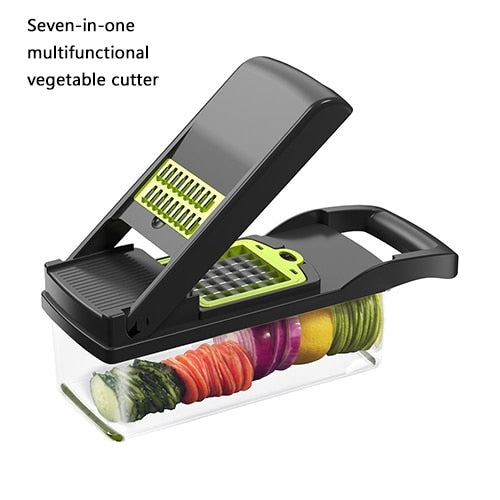 Vegetable Slicer Chopper Multifunctional Fruit Potato Carrot Peeler Grater Cutter Shredded Tool Kitchen Accessories 7 In 1 Set