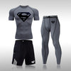 Tracksuit Men Sports Suit Gym Fitness Compression Clothes Running Jogging Sportwear Exercise Workout Rashguard Tights