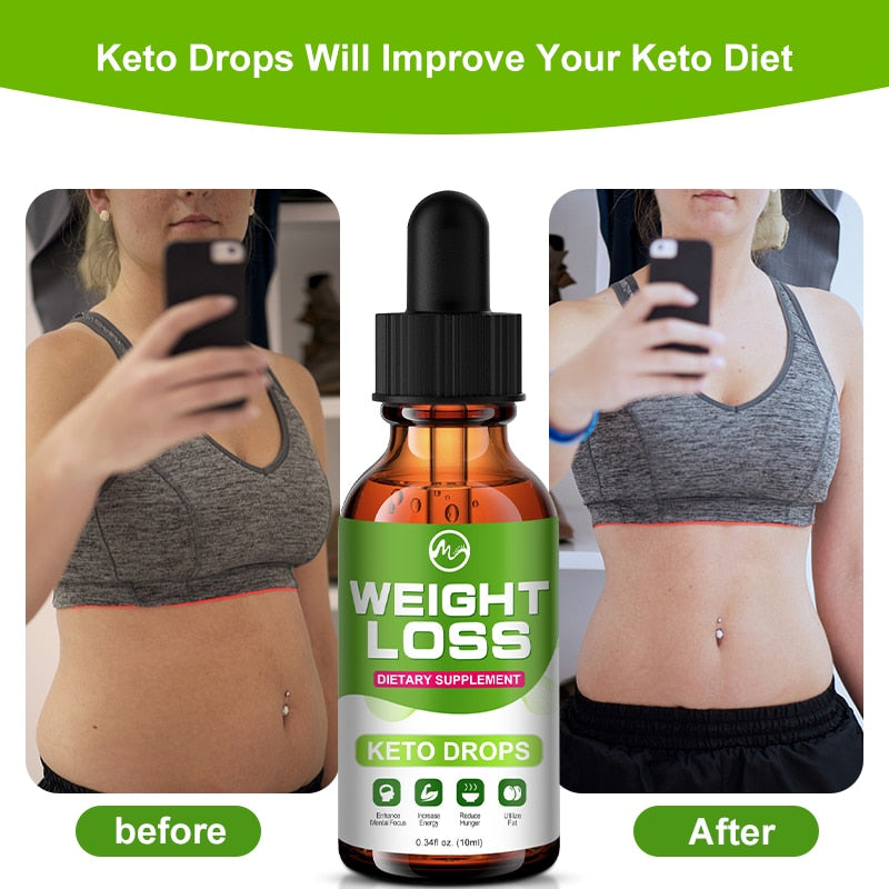 Minch Liquid Keto Drops Effective Boost Energy and Metabolism Exogenous Ketones BHB Dietary Supplement Weight Loss Drops 30ml