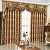 2021 New Curtains for Living Room Dining Room High-grade Contracted European Valance Golden Door Curtains Bedroom Window Luxury