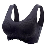 3pcs Latex Bra Seamless Bras For Women With Pad Vest Top Bra