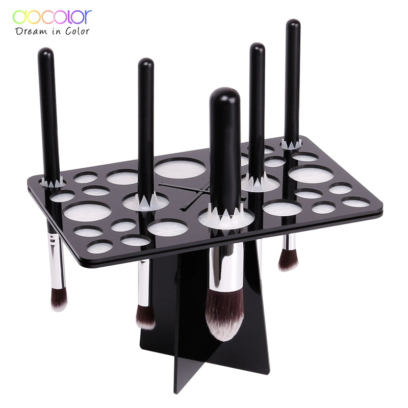 Docolor make-up brush organizer Stand Tree Dry Brush holder Brushes Accessories Comestic Brushes Aside Hang Tools Free Shipping