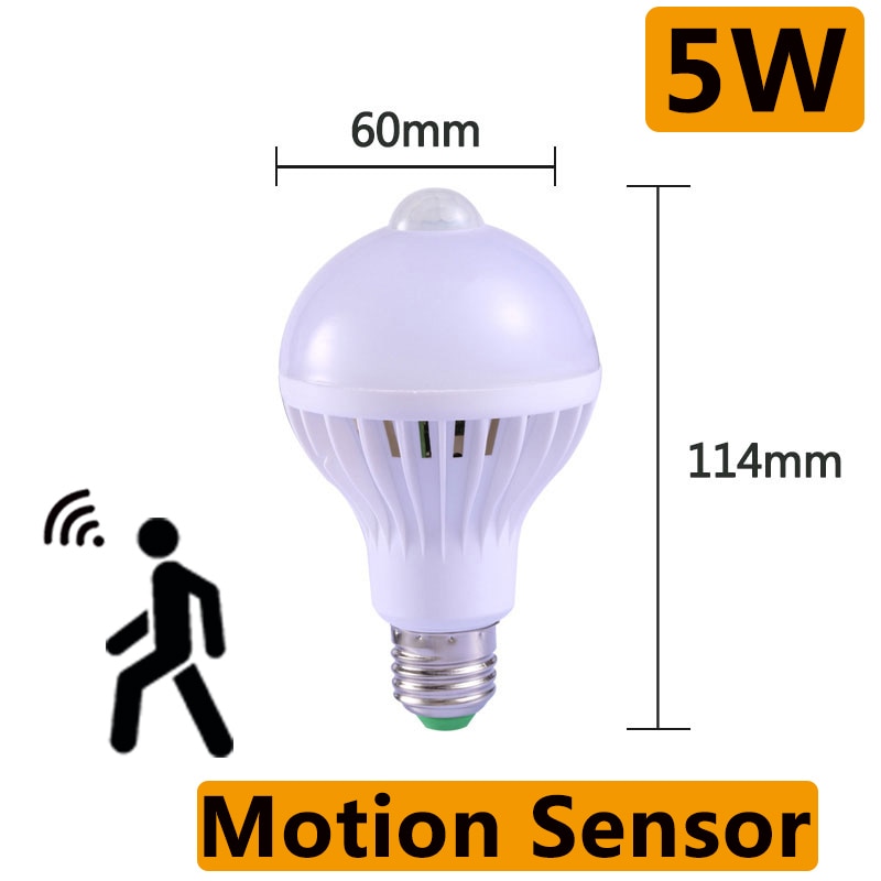 LED Lamp with Motion Sensor Ceiling Lights PIR Night Light Sensor Wall Lamps 110V 220V 18W 15/20/30/40W for Home Stairs Hallway