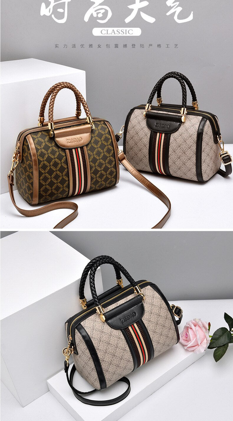 2019 Fashion Women's shoulder bag PU leather totes purses Female leather messenger crossbody bags Ladies handbags High capacity