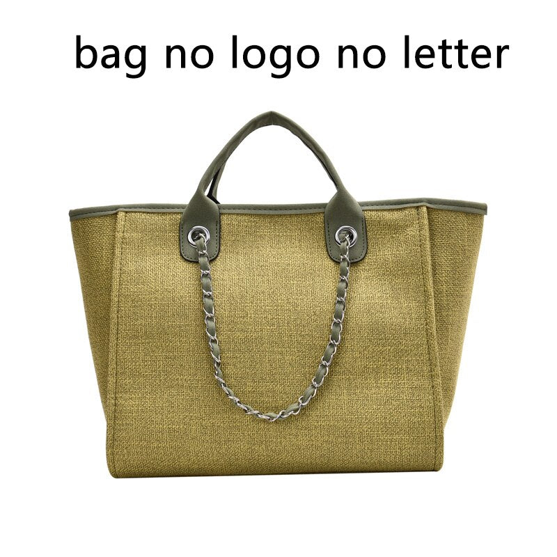 SGARR High Quality Women Canvas Handbags Large Capacity Chain Ladies Shoulder Bag 2021 Fashion Casual Female Messenger Tote Bags