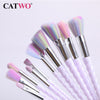 Catwo Makeup Brushes Set Eye Shadow Foundation Powder Eyeliner Eyelash Lip Make Up Brush Cosmetic Beauty Tool Kit Hot 10Pcs