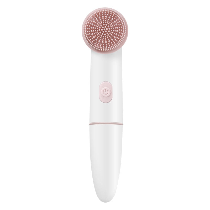 Facial Cleansing Electric Facial Cleansing Brush 2 in 1 Sonic Vibration Cleansing Brush Exfoliating Massage Cleansing Brush