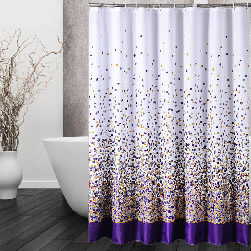 GIANTEX Sporadic Block Bathroom Curtain Waterproof Shower Curtains For Bathroom Cortina Ducha rideau de douche douchegordijn