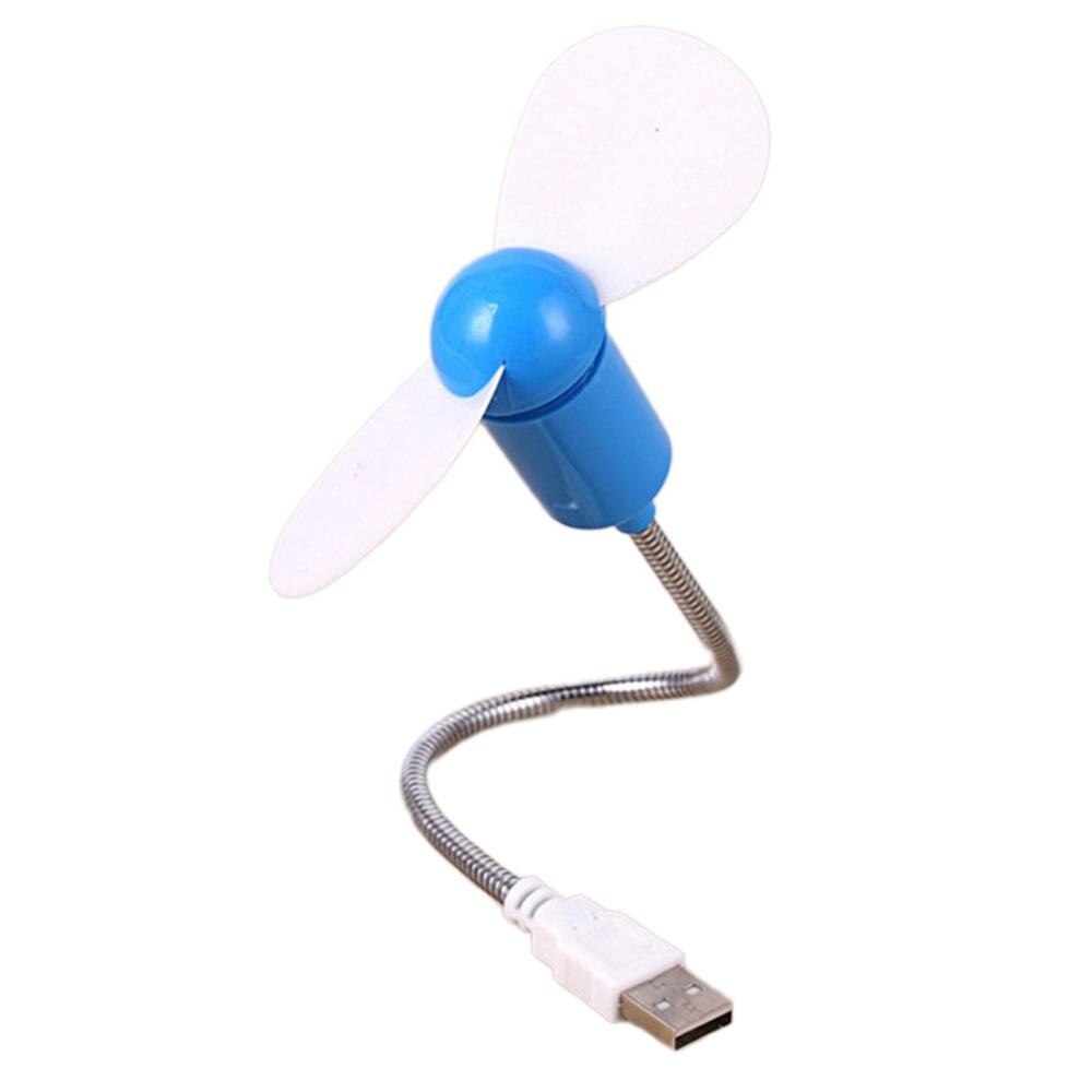 Mini USB Fan Ventilator Gadgets Bendable Freely Mini Soft Leaf Snake Silent Fan For Labtop