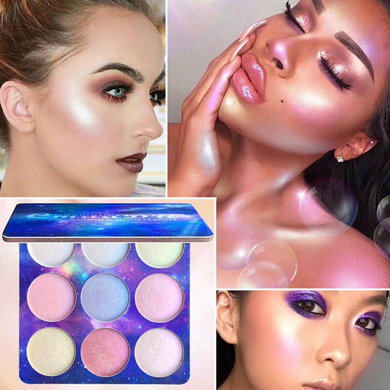 2020 Fashion Women Highlighter Matta Eye Shadow Palette Lasting Waterproof Non-smudged Multi-Colors Eye Makeup Cosmetic TSLM2