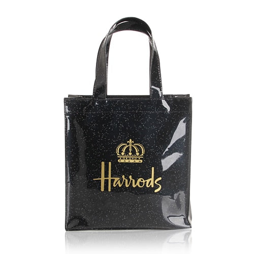 Princess Crown Print PVC Reusable Shopping Purse for Women Eco Friendly Summer Tote Beach Handbags Large Casual Ladies Work Bag