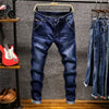 2020 New Style Men's Jeans Fashion Casual High-quality Stretch Skinny Jeans Men's Straight Slim Jeans Boutique Brand Trousers