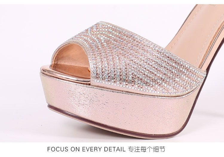 Platform High Heels Pumps Women Shoes 2020 Women Heels Sandals Wedding Shoes Sandalia Feminina 12 CM Heels