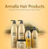 500ml Moroccan Dry Natural Shampoo+500ml Argan Oil Deep Conditioner For Hair Repairs Damage Hair