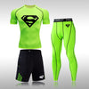 Tracksuit Men Sports Suit Gym Fitness Compression Clothes Running Jogging Sportwear Exercise Workout Rashguard Tights