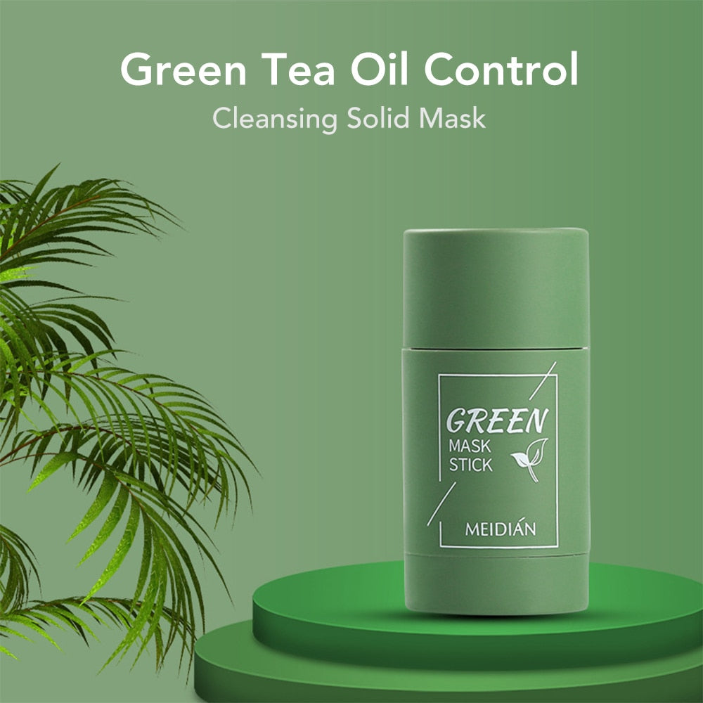 Clean Face Mask Beauty Skin Green Tea Clean Face Mask Stick Cleans Pores Dirt Moisturizing Hydrating Whitening Care Face Tools